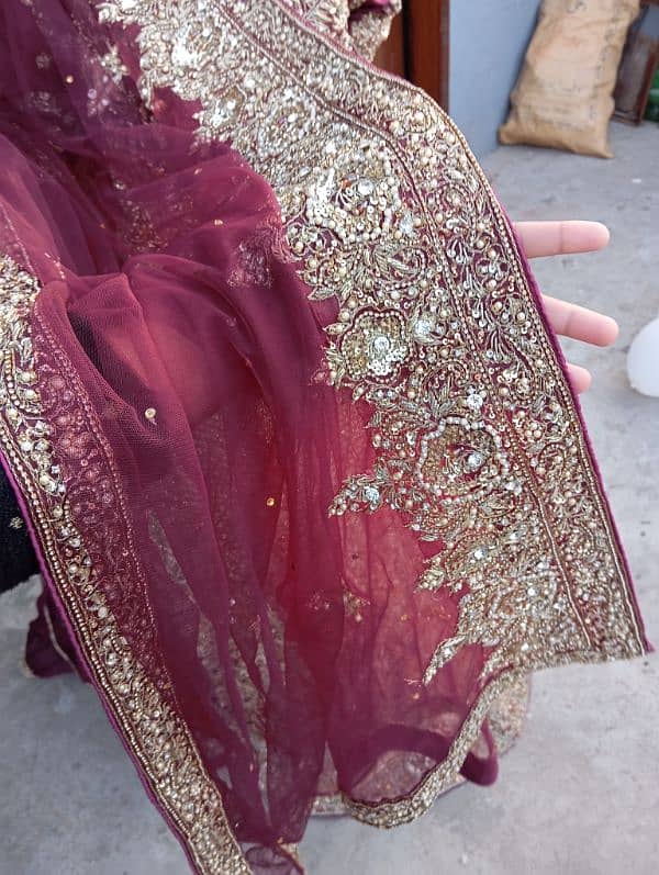 Designer lehnga in demanding purplish color 6