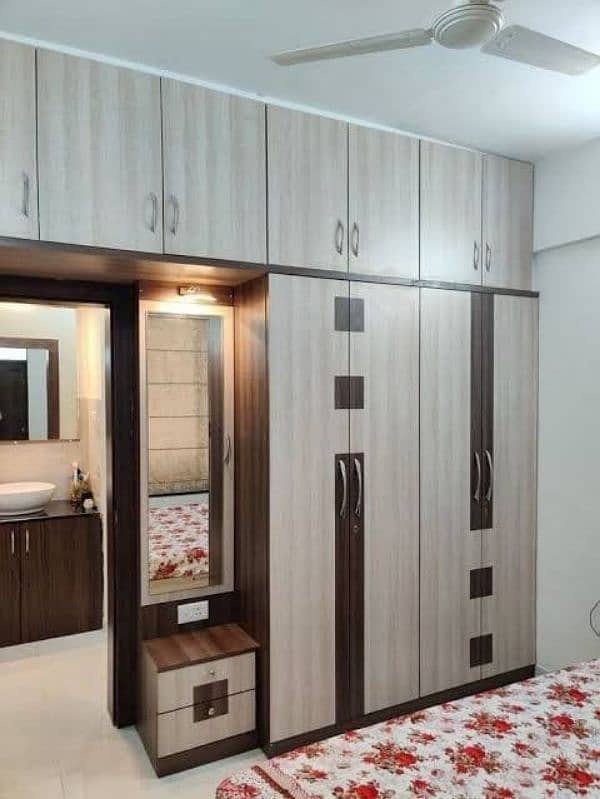 almari, cabinet storage wardrobe, sliding cupboard, kitchen cabinet 10