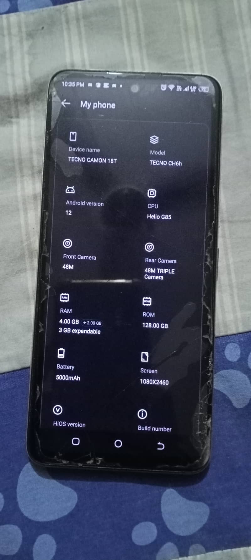 Techno camon 18t mobile phone 1