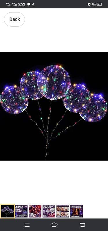 lighting balloon and lighting ball stick 1