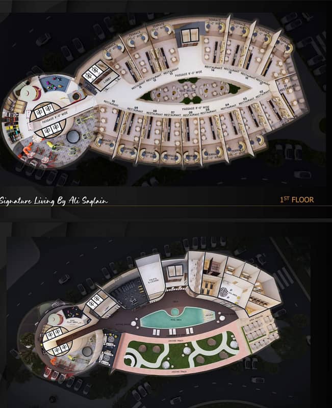 Rejected SQ SIGNATURE LIVING 1 BEDROOM APARTMENTS ON 3.5 YEARS PLAN FACING BAHRIA GRAND HOTEL 10