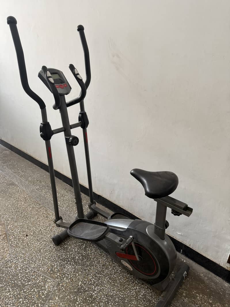 Magnetic resistance elliptical plus cycle 0