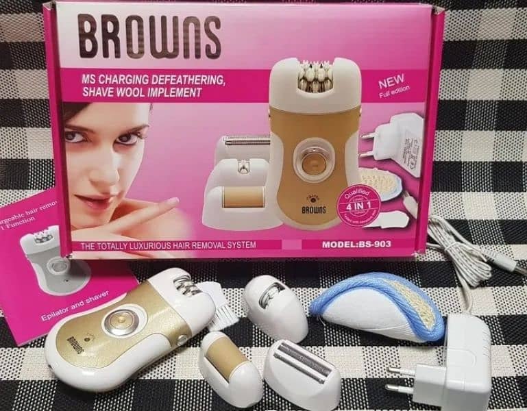 Professional Rechargeable KEMEI ( 4 in 1 ) Women Epilator 2