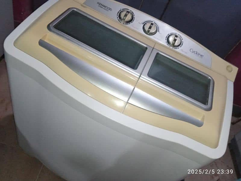 Kenwood washing machine twin tub model number KWM-950SA 2