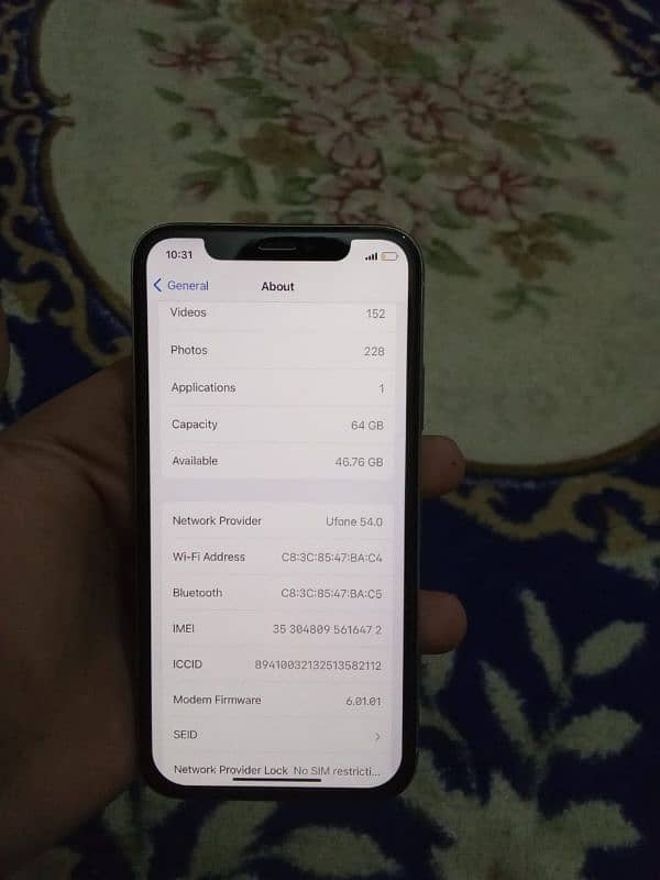 iPhone X 64 GB 5