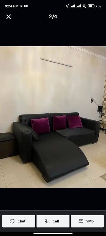 7 Seater L shaped sofa 2