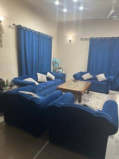 7 seater sofa for sale with curtains