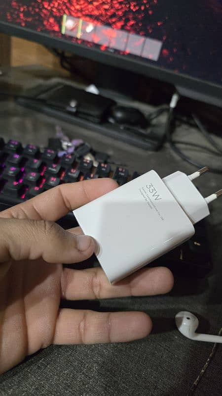 Original Mi 33w charger Poco f3 1