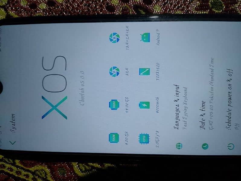 infinix s4 4+64 with box 4