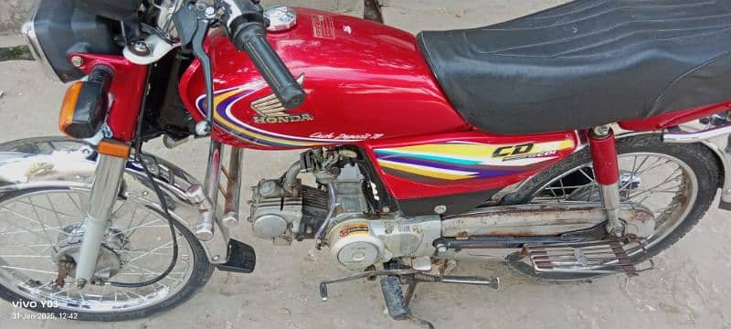 Honda CD 70 2014 model jhelam number 2