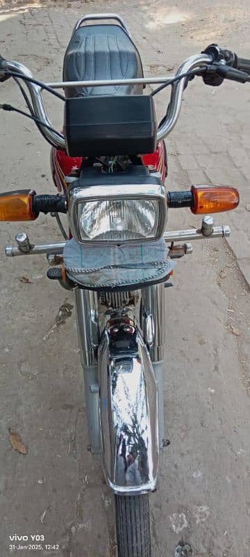 Honda CD 70 2014 model jhelam number 3