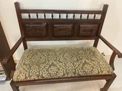 sheesham wood sofa set