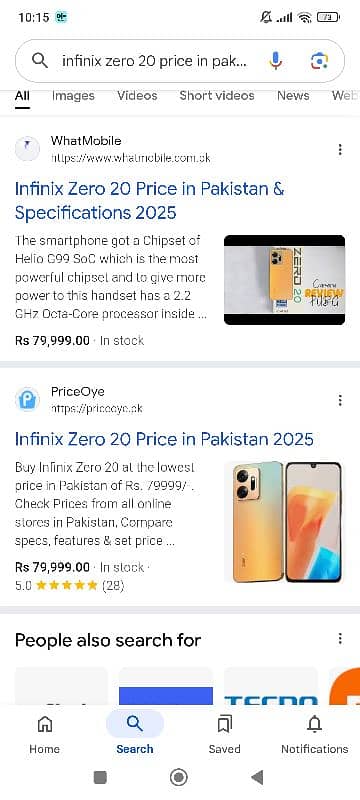 Infinix zero 20 8