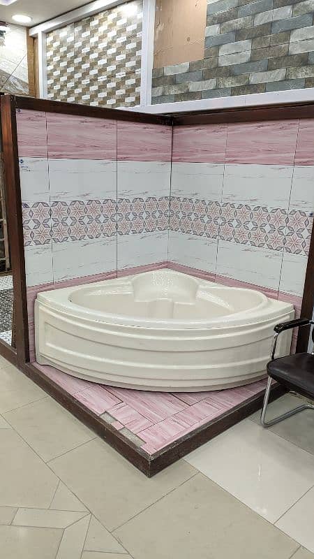 jacuzzi style corner bath tub 1