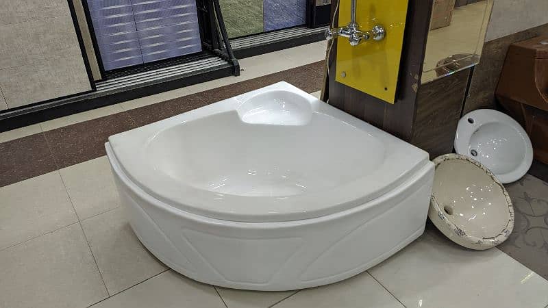 jacuzzi style corner bath tub 5