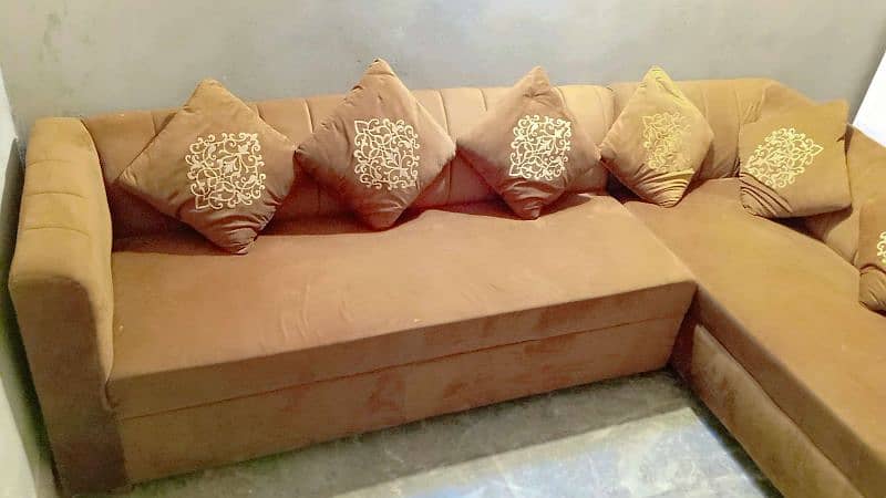 L shape Sofa Set 0