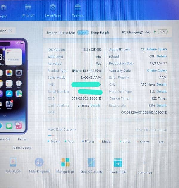 IPHONE 14 PRO MAX 256GB PTA 6