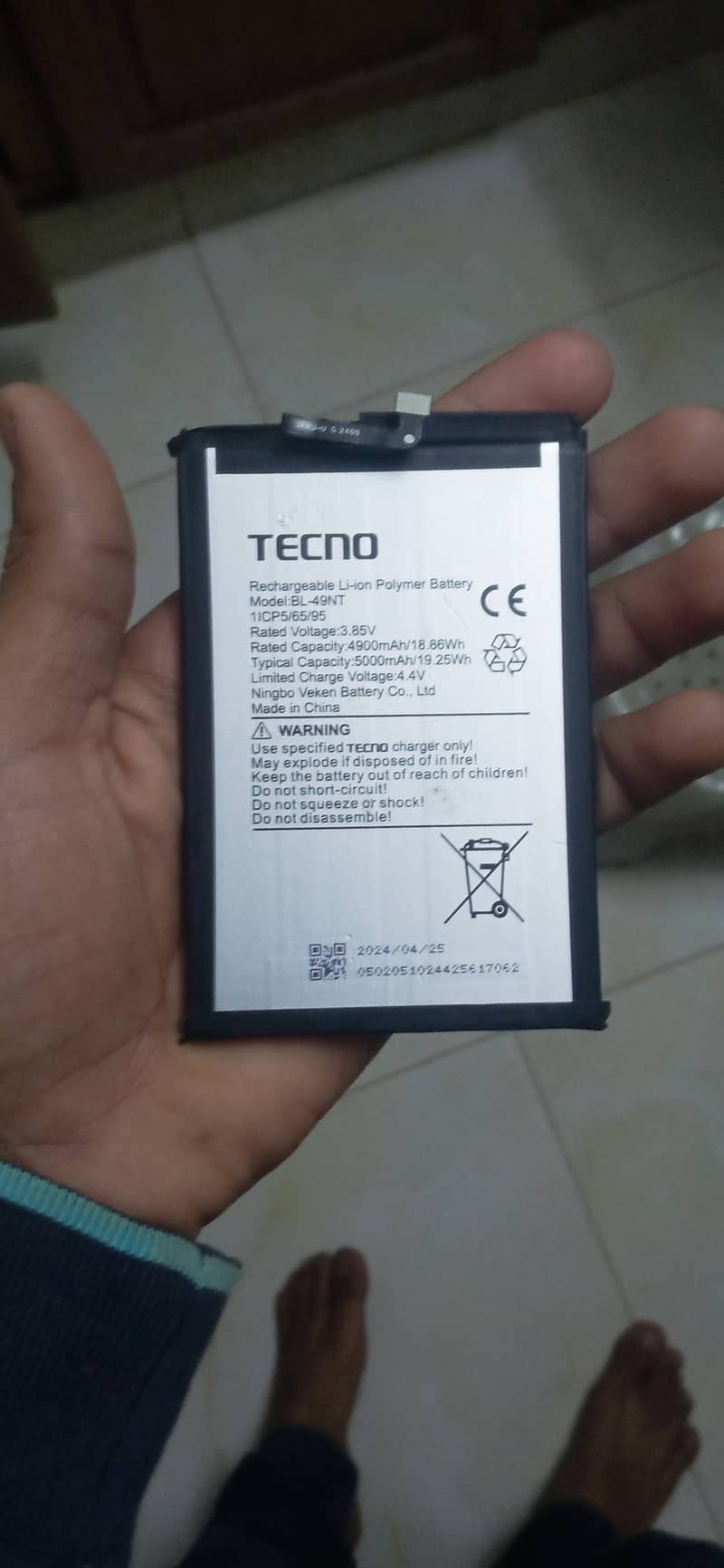 Techno infinix batteries 6