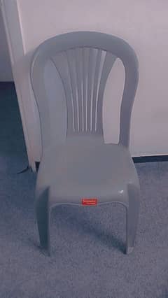 brend new chairs with nice grey colour  with 6 chair