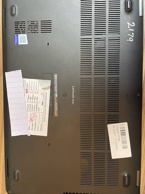 Dell Latitude 5500  Intel Core i5 (8th Gen) | 8GB RAM | 128GB SSD 15