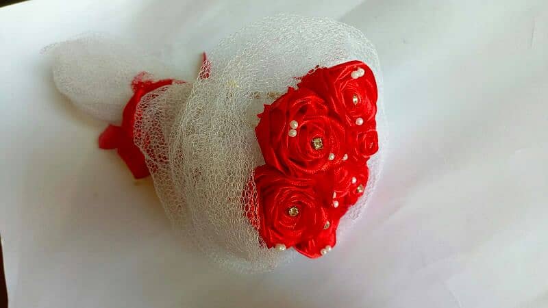 Red rose Artifical Boukah 6