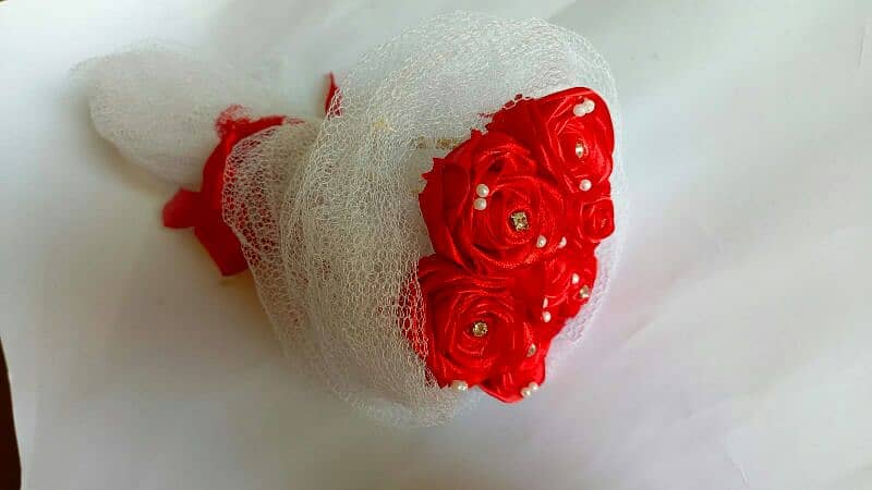 Red rose Artifical Boukah 9