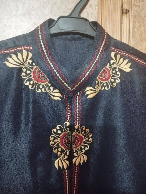 beautiful sharwani navi blue colour 0