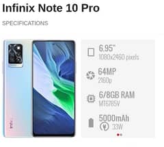 Infinix not 10 pro 8/128