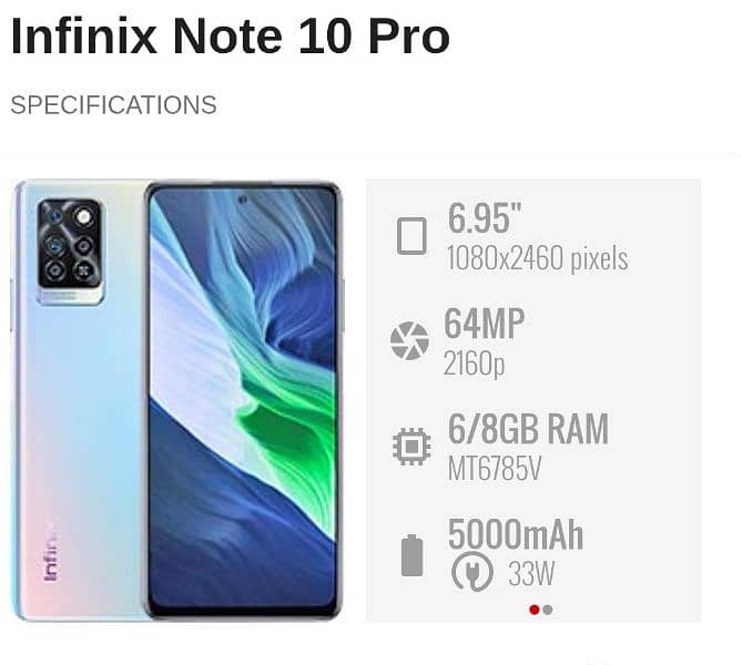 Infinix not 10 pro 8/128 0