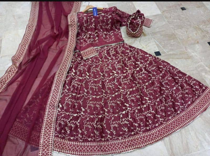 4 pcs Lehnga with Eidi potli 6