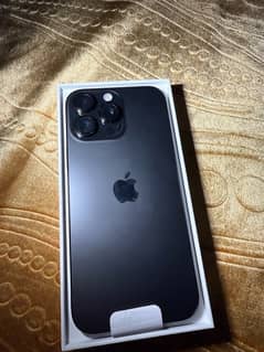 Iphone  16 Pro Max  Black titanium like brand new with box