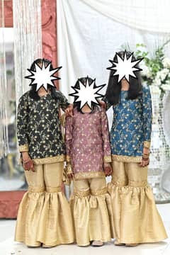 Gharara Shirt Girls Fancy Dresses