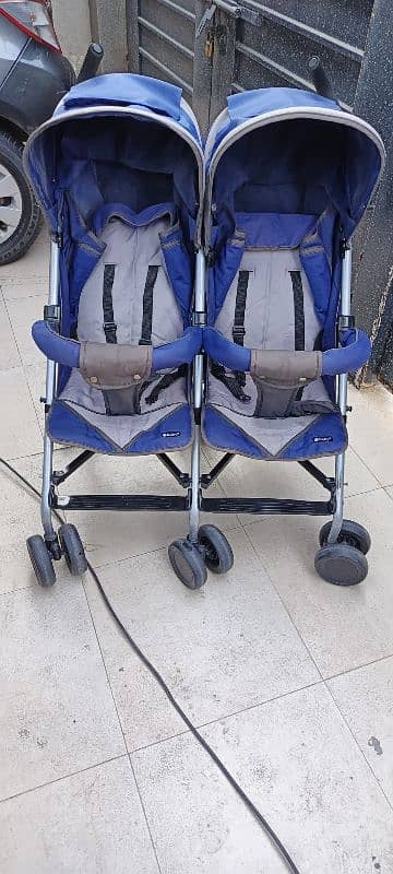 twin pram/stroller for kids 2