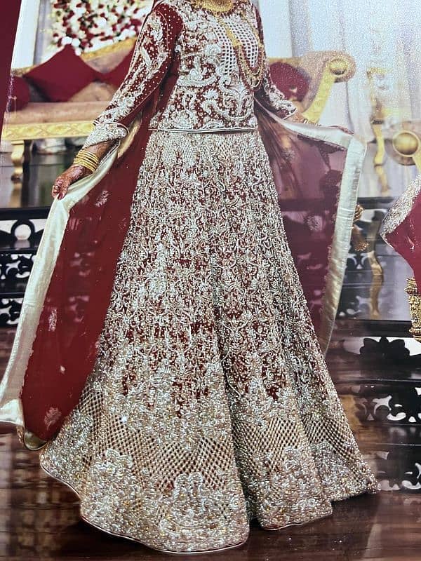 Bridal lehnga with 70 inch flair only wear one 2