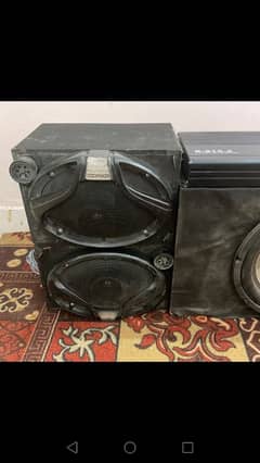 Car sound system woofer power M