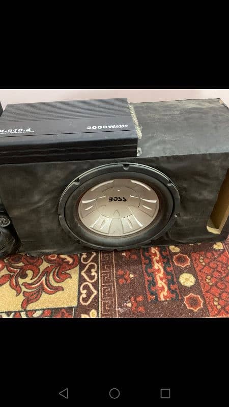 Car sound system woofer power M 1