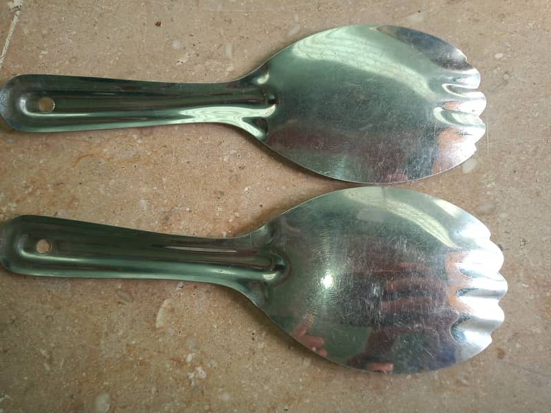 Silver Karahi and other kitchen items 1