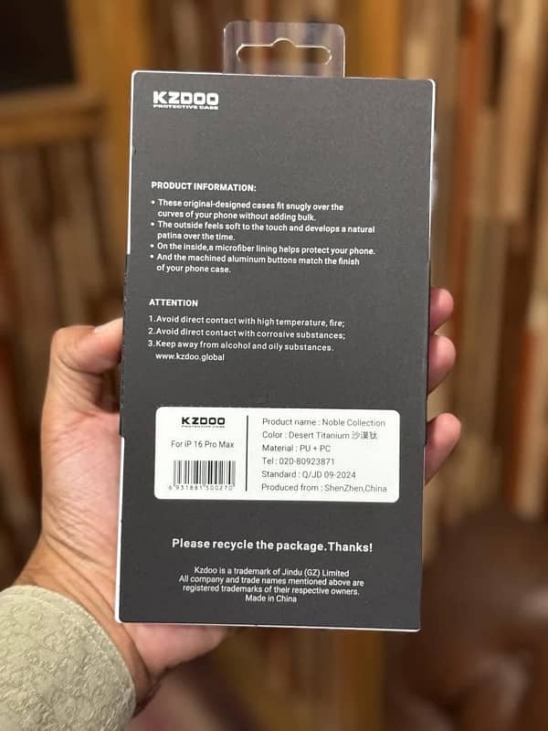 KZDOO Noble Collection For 16 Pro Max Back Cover 2