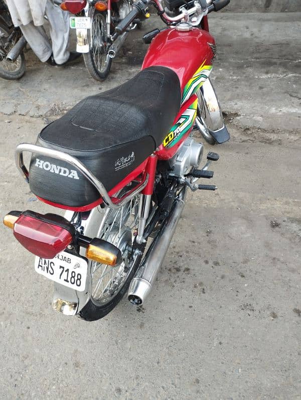 Honda CD 70 fresh condition 5