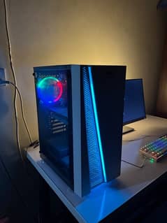 Gaming pc setup CPU + Monitor + Keyboard + Mouse