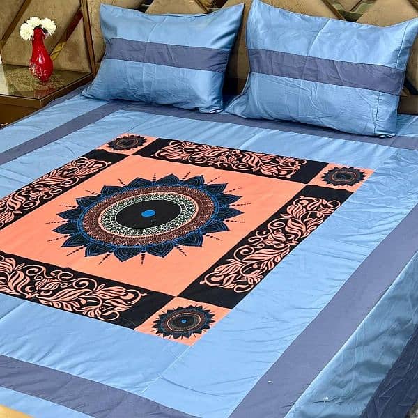 double bed sheets 3pcs 7