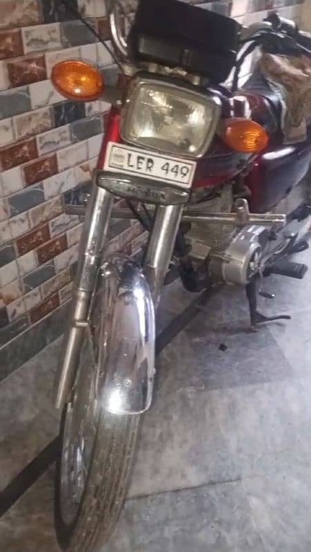 Honda CG 125 Card or Biometric Available Ha File Ghom Gai Ha 0