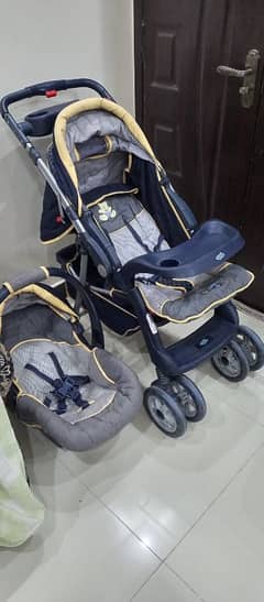 baby stroller with hand carry