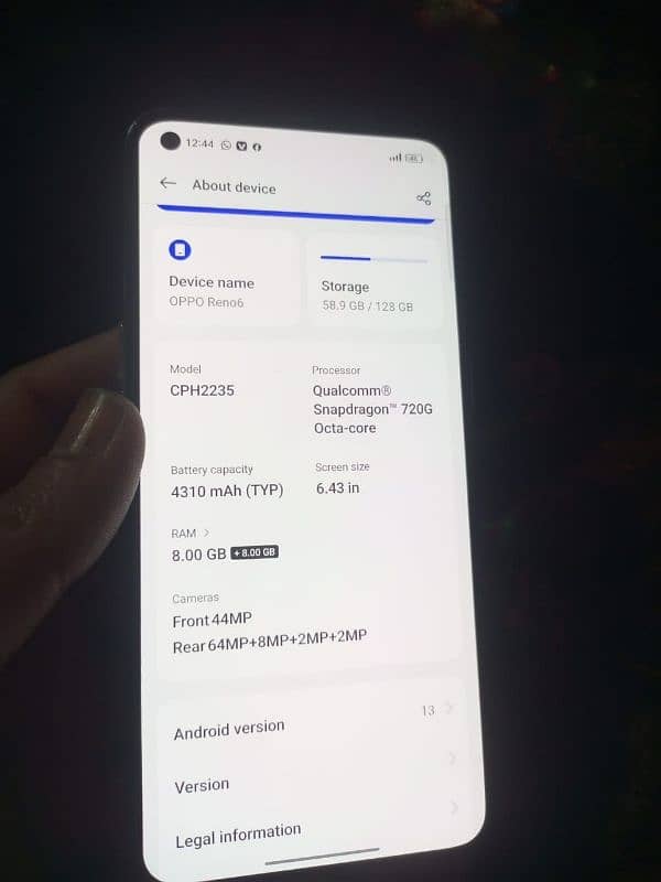 oppo Reno6 urgent sale 4