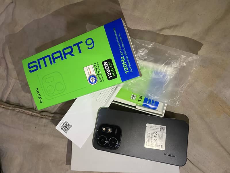 Infinix smart 9 complete box exchange 4