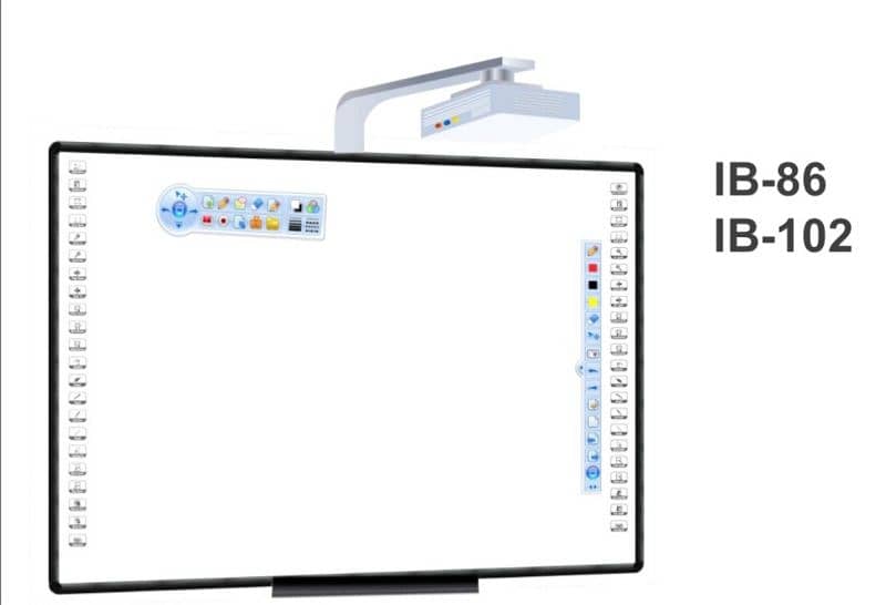 interactive touch smart board with Epson UST projector school 0