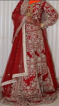 Bridal Lehnga Full heavy dabka work