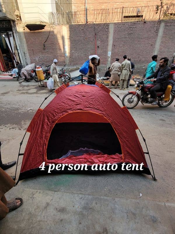 camping tent available. . . . 18