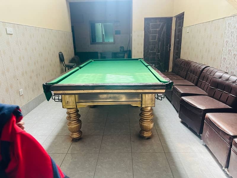 snooker or billiard table 5x10 1