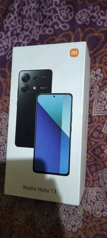 Redmi note 13 for sale 8GB 256GB complete box 1